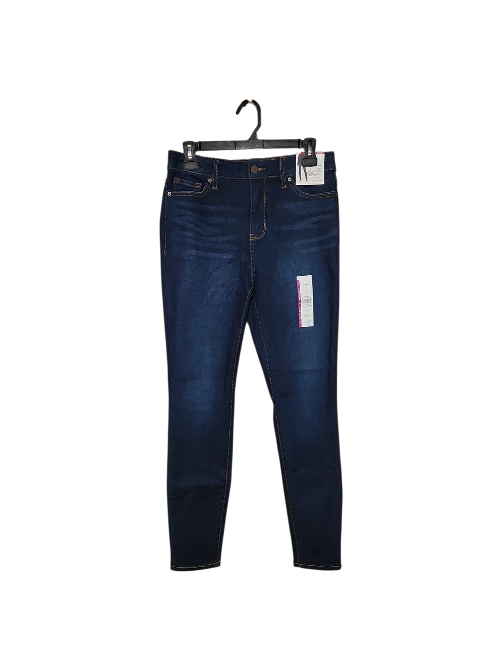 Time and Tru Women's Dark Indigo Skinny Jeans